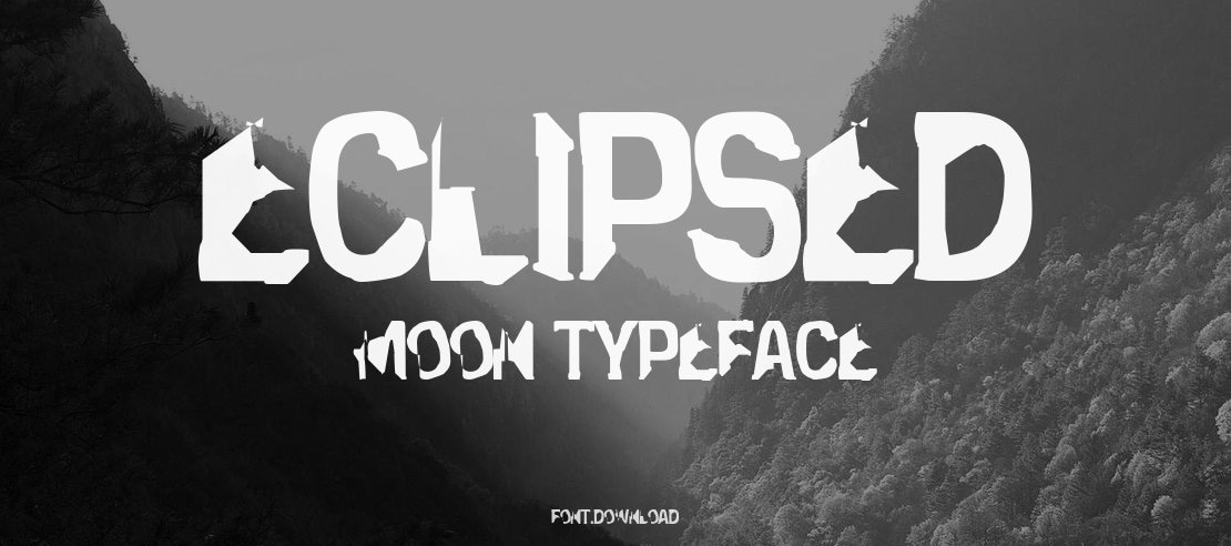 Eclipsed Moon Font Family