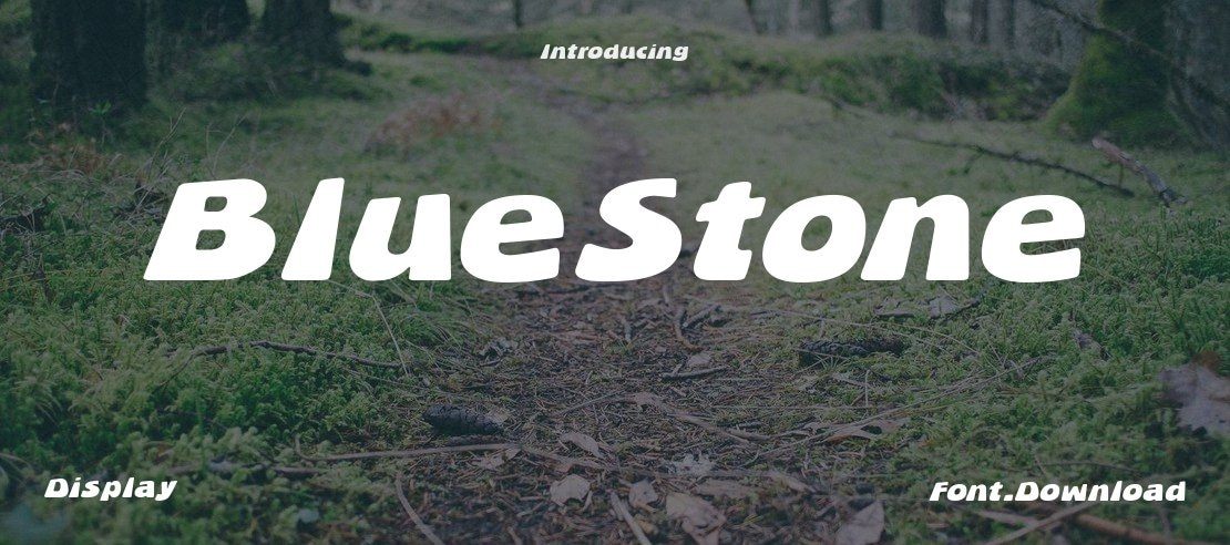 BlueStone Font