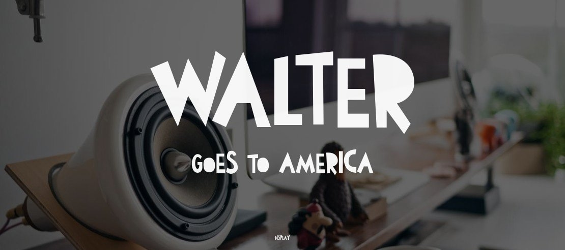 Walter Goes To America Font
