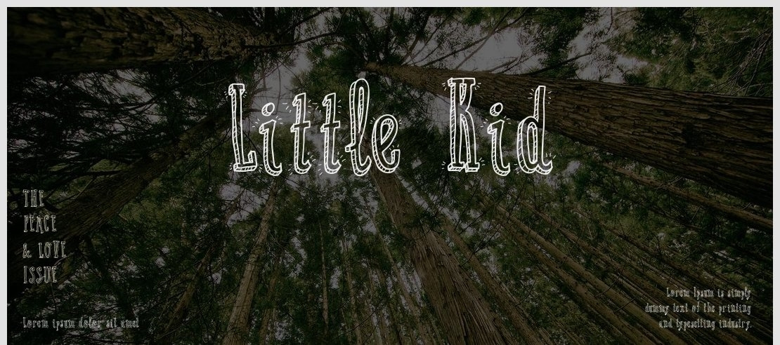Little Kid Font