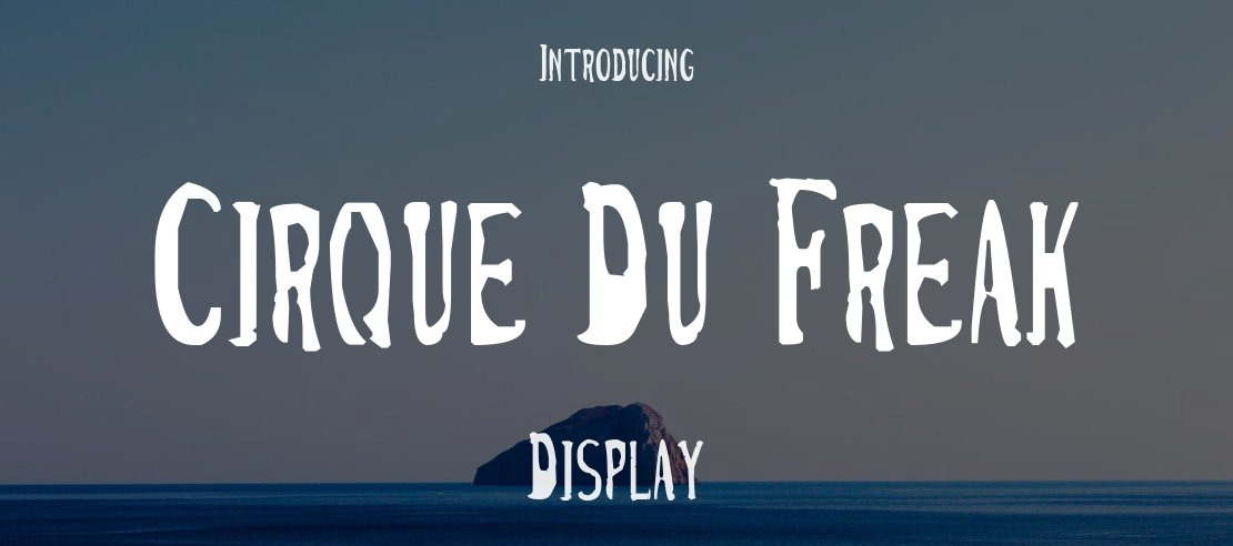 Cirque Du Freak Font