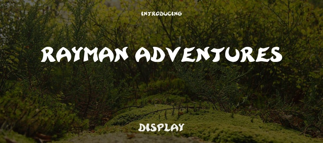Rayman Adventures Font