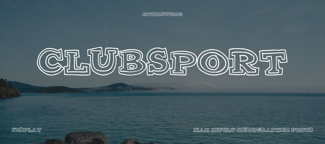 ClubSport Font