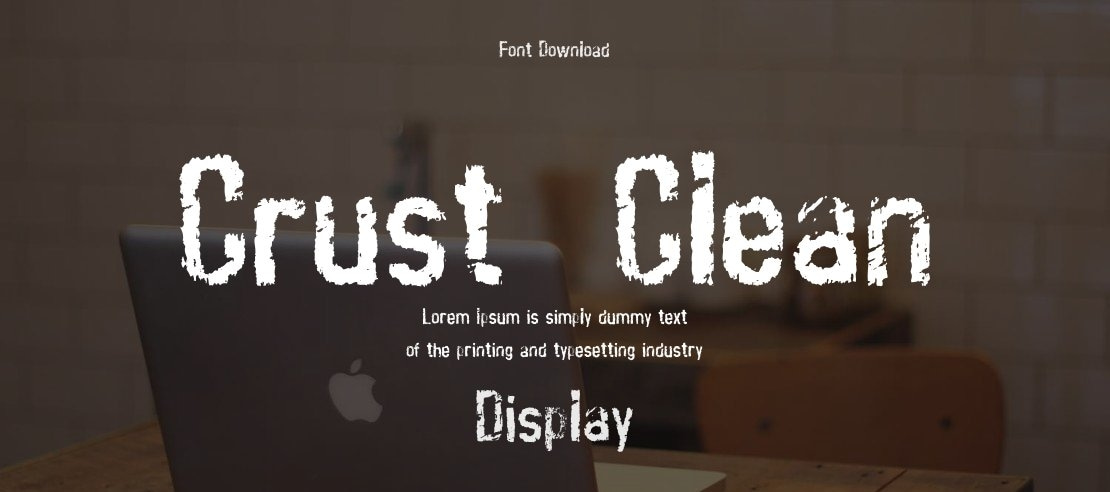 Crust  Clean Font