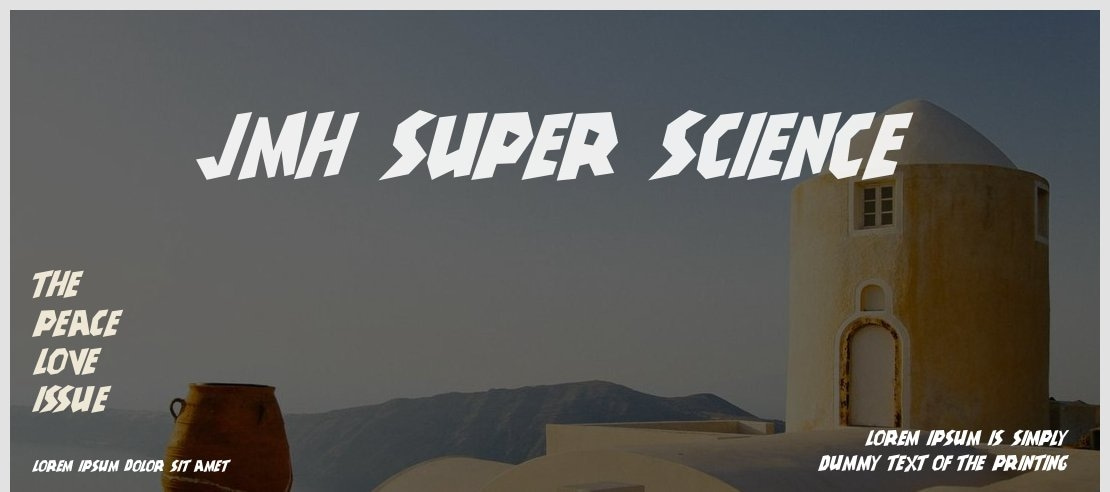 JMH Super Science Font