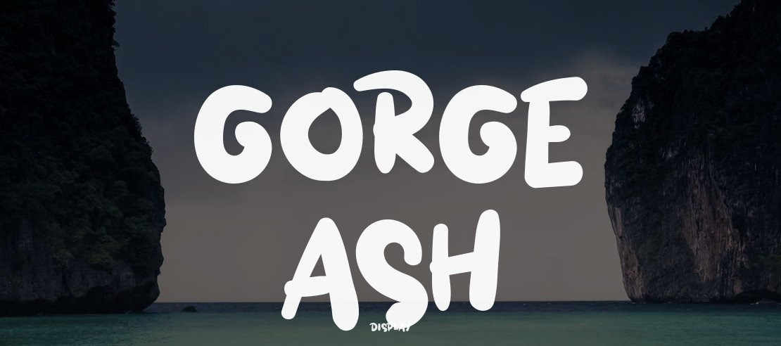 GORGE  ASH Font