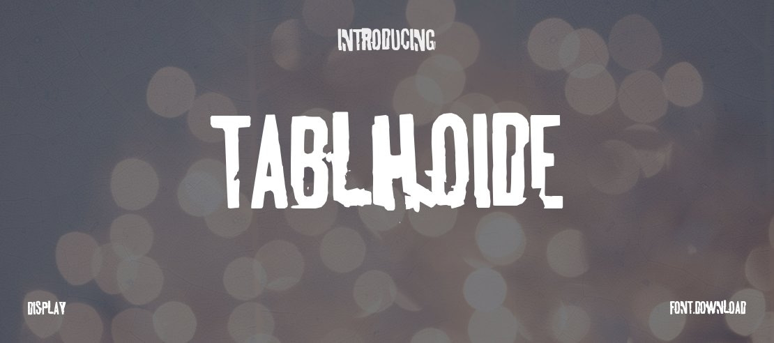 Tablhoide Font