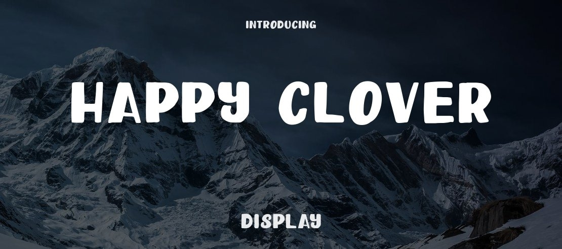 Happy Clover Font