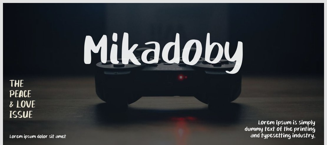 Mikadoby Font