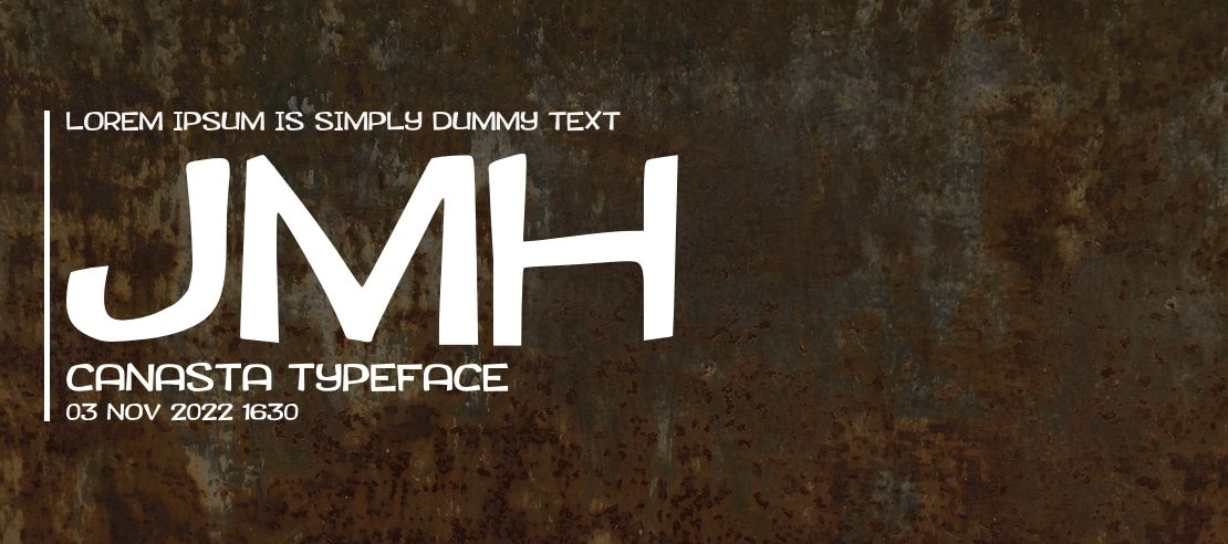 JMH CANASTA Font