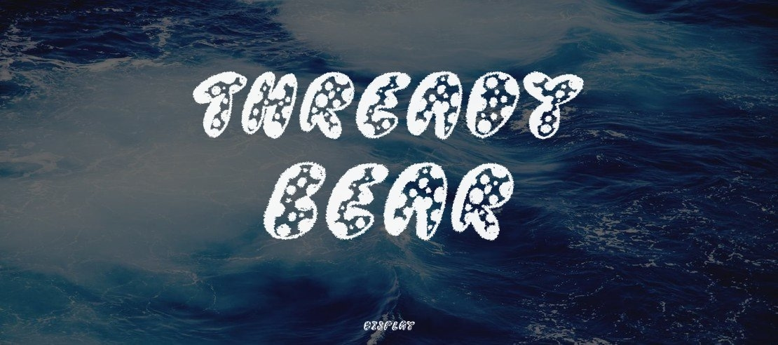 Thready Bear Font