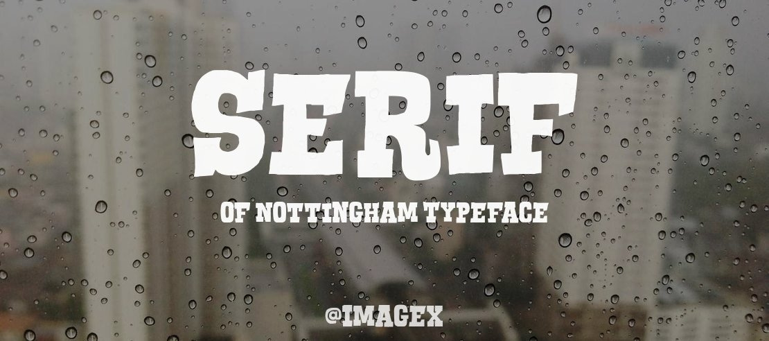 Serif of Nottingham Font