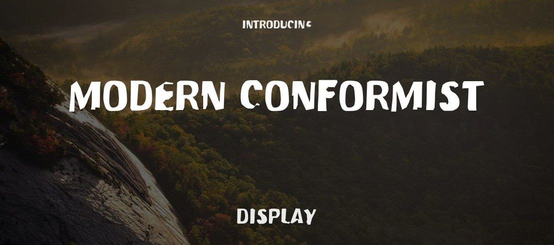 Modern Conformist Font