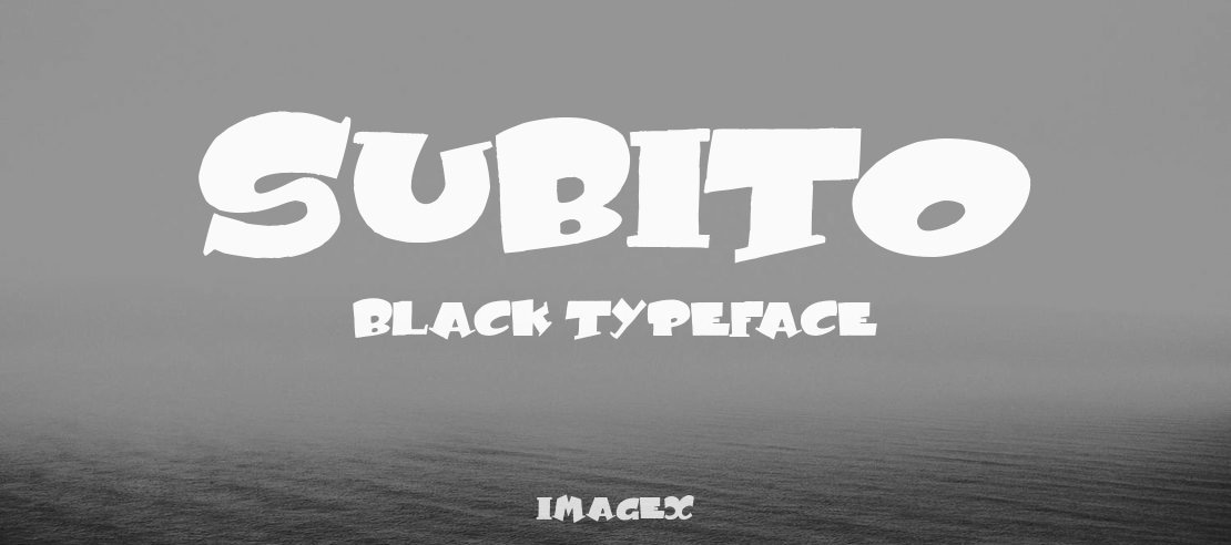 Subito Black Font Family