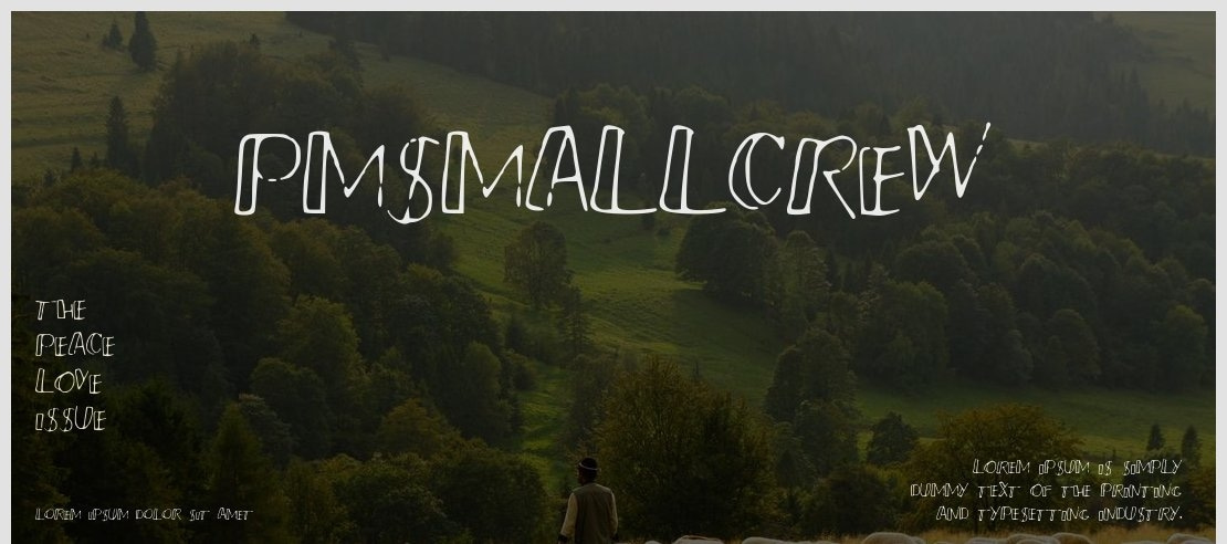 PMSmallCrew Font