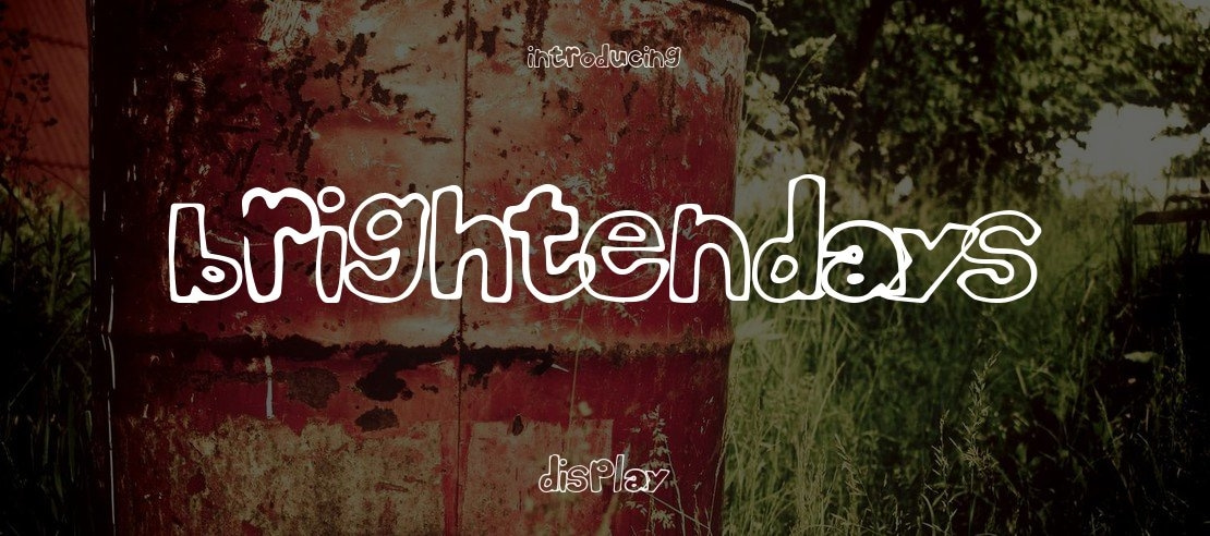 BrightenDays Font