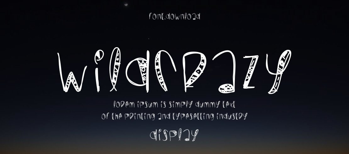 WildCrazy Font