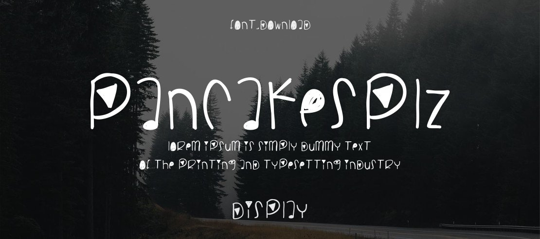 PancakesPlz Font