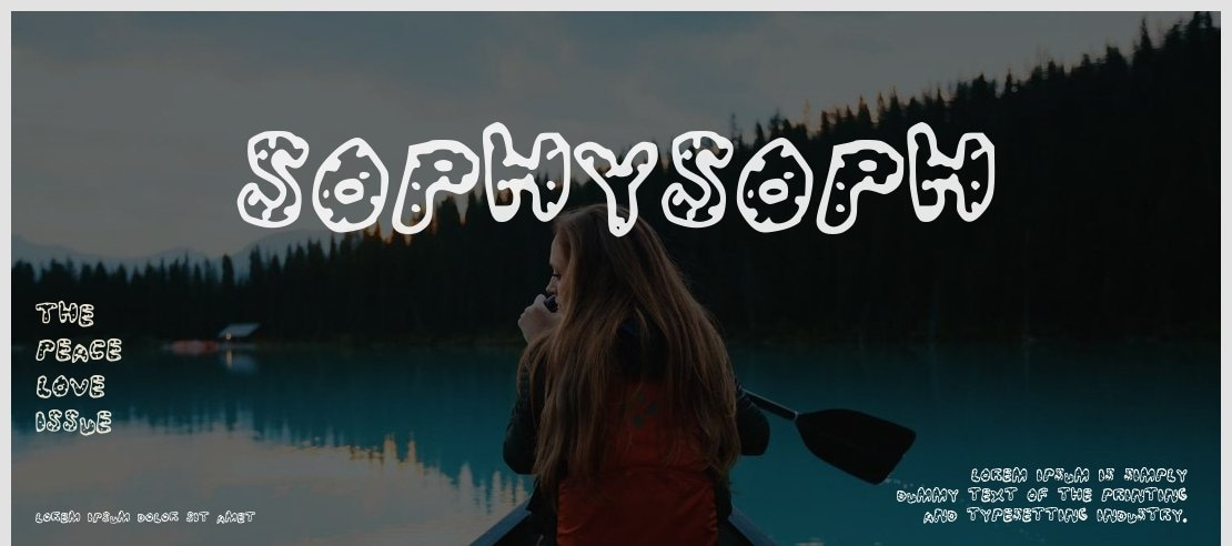 SophySoph Font