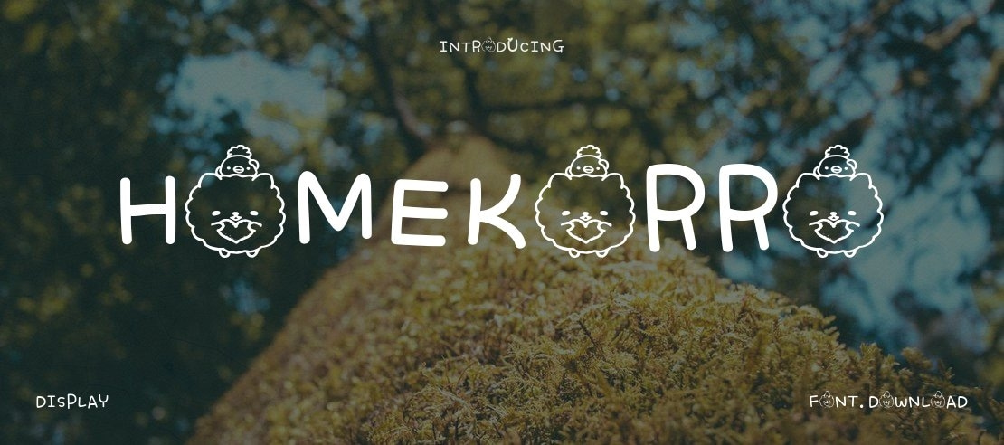 Homekorro Font