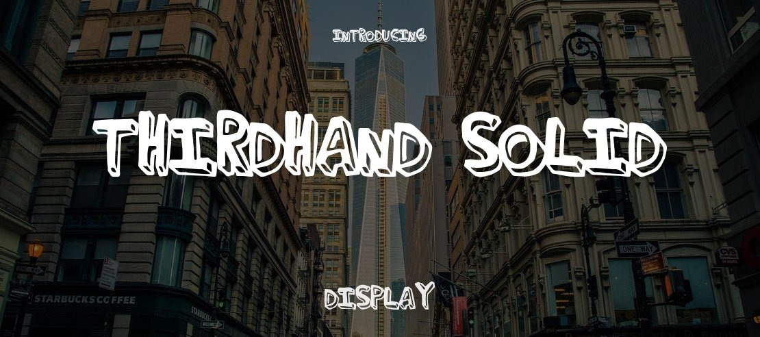 ThirdHand-solid Font Family