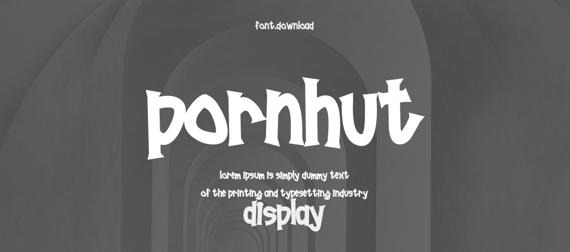 Pornhut Font