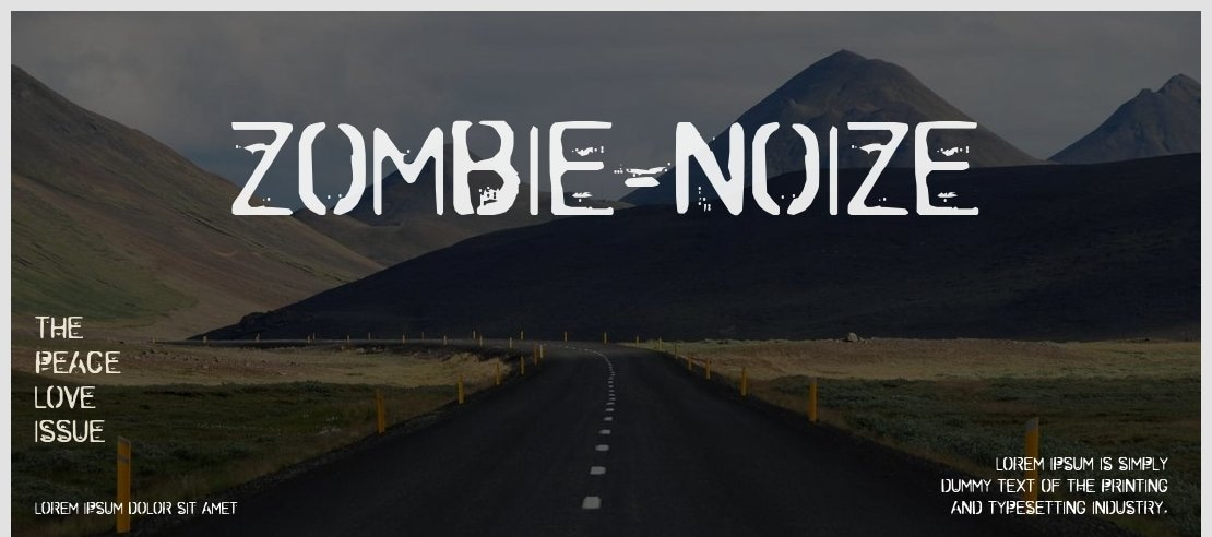 Zombie-Noize Font
