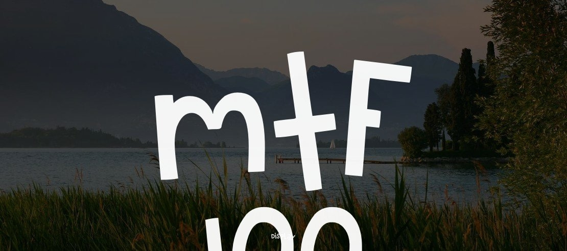 MTF 100 Font
