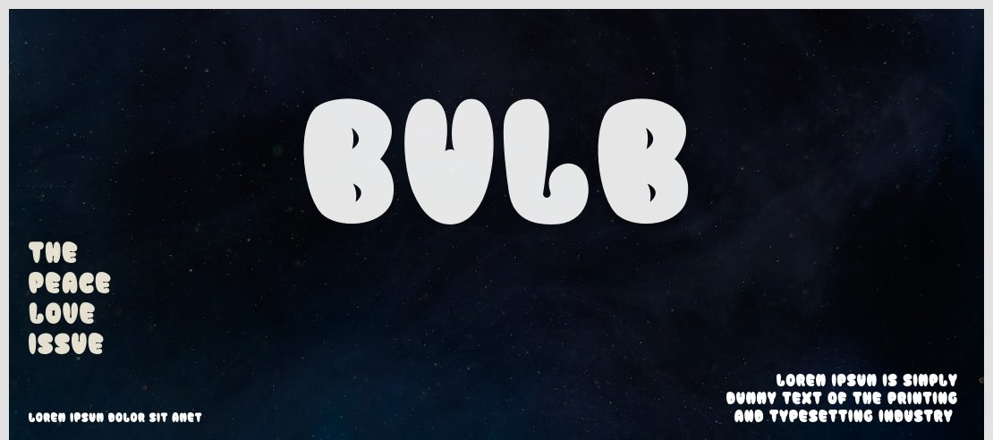 Bulb Font