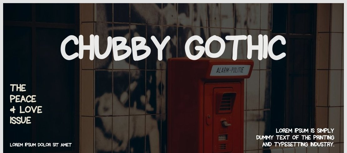 Chubby Gothic Font