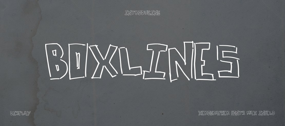 BoxLines Font