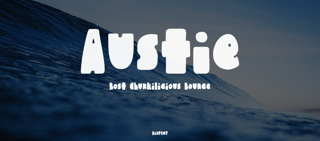Austie Bost Chunkilicious Bounce Font Family