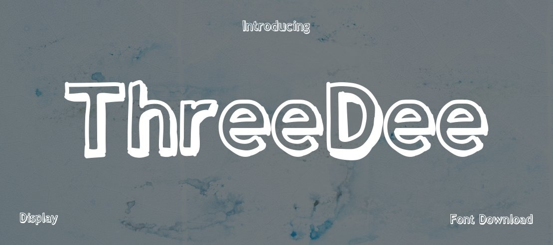 ThreeDee Font