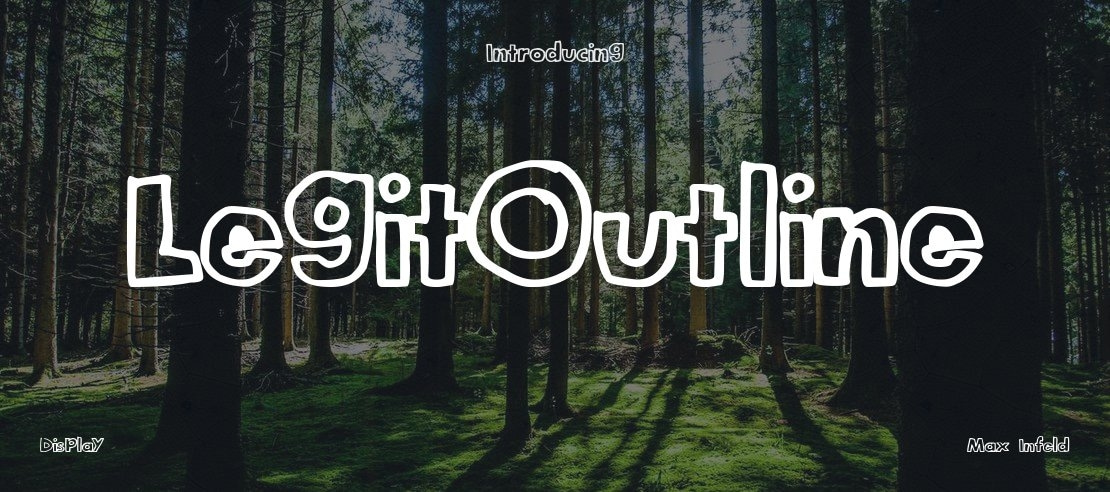 LegitOutline Font