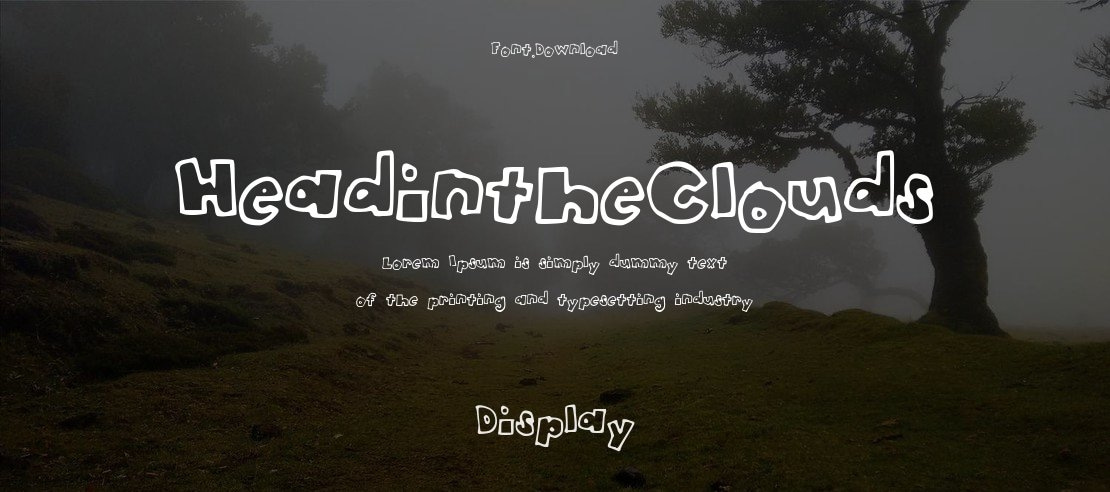 HeadintheClouds Font Family