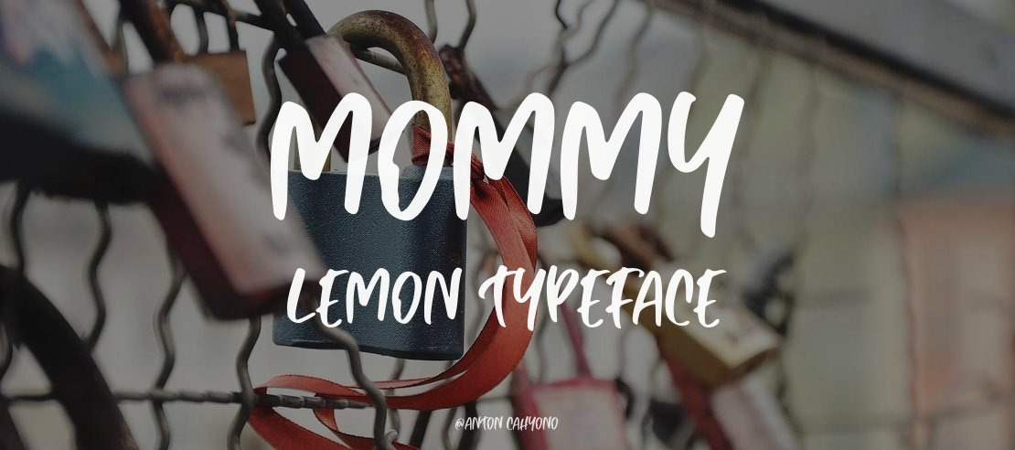 Mommy Lemon Font