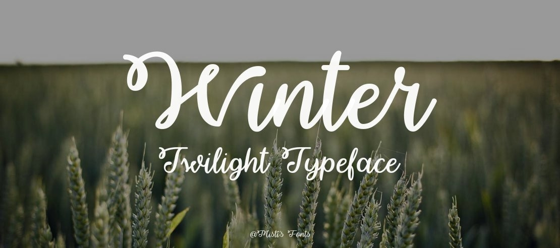 Winter Twilight Font