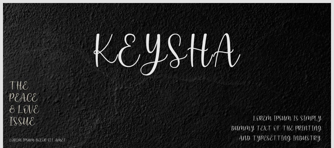 keysha Font