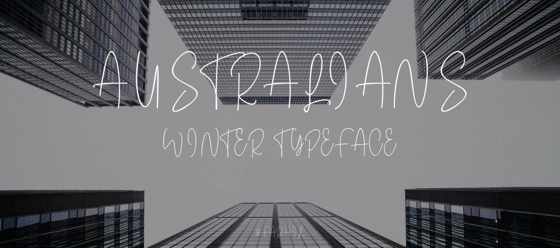 Australians Winter Font
