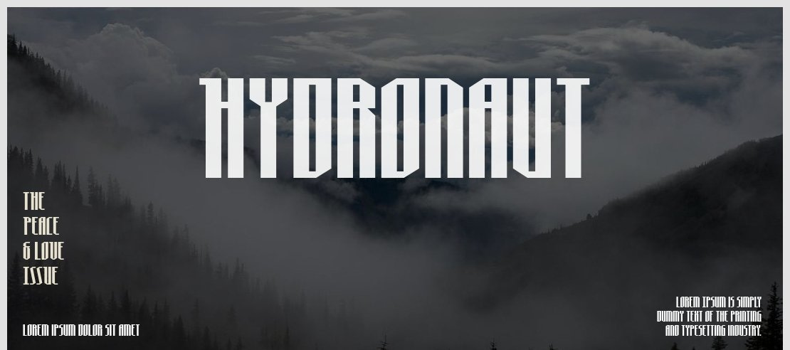 Hydronaut Font Family