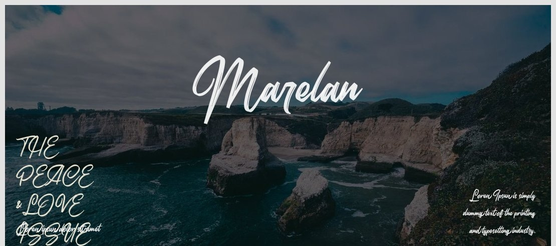 Marelan Font