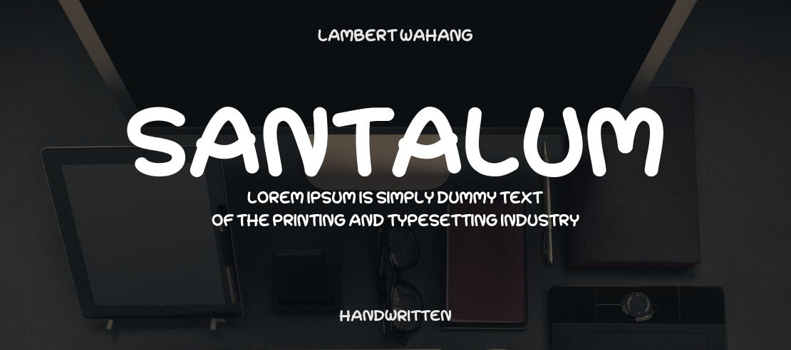 Santalum Font