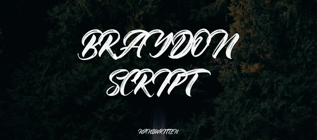 Braydon Script Font