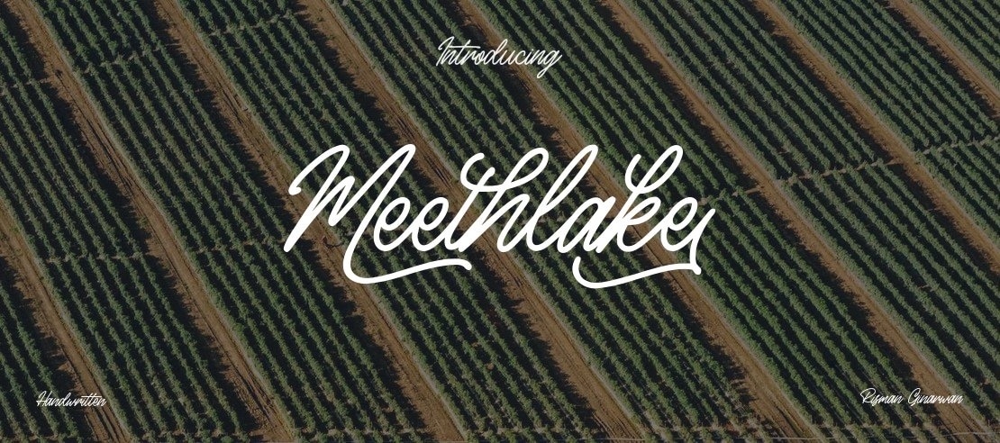 Meethlake Font