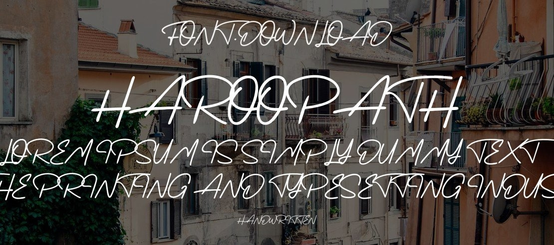 Haroopath Font