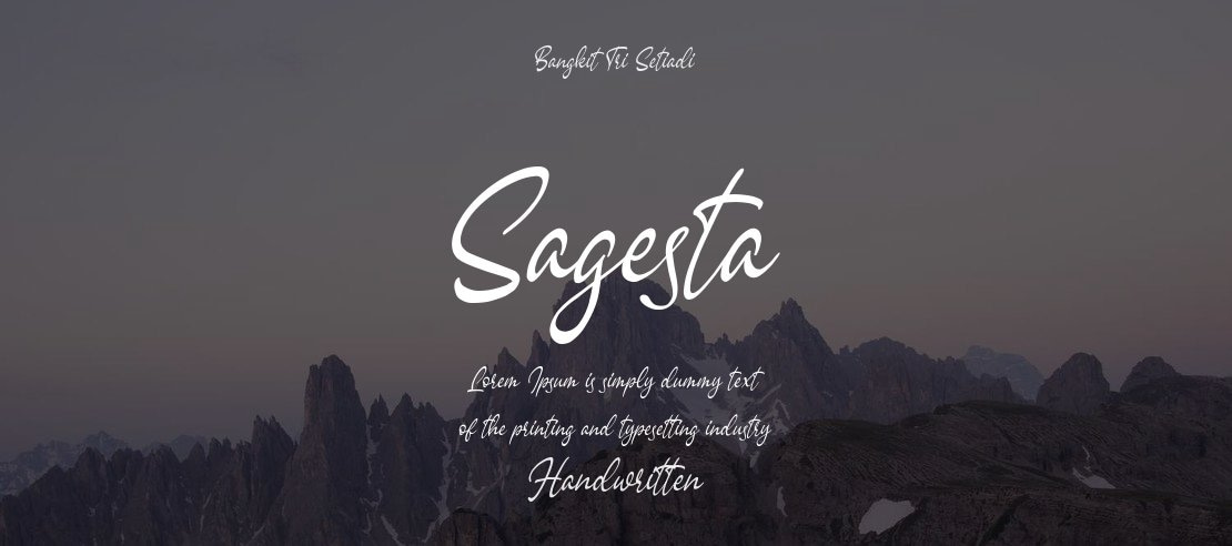 Sagesta Font