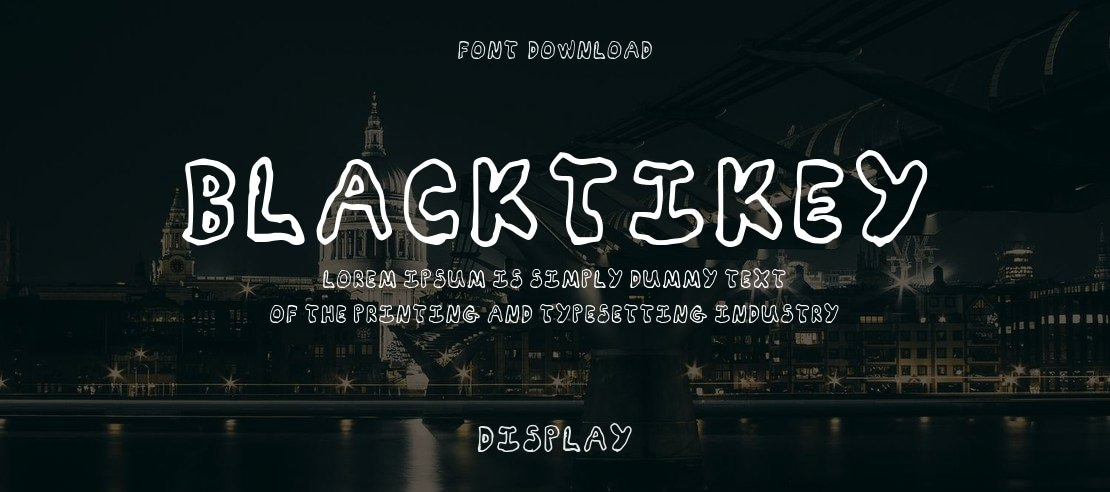 Blacktikey Font