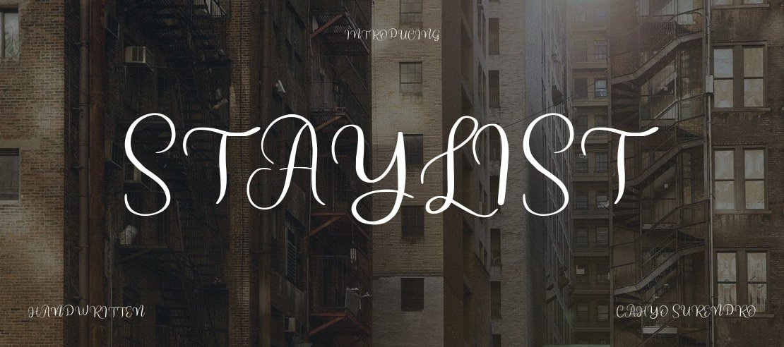 Staylist Font