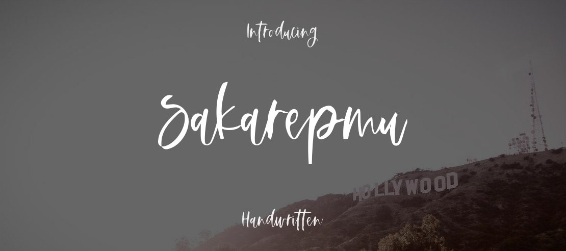 Sakarepmu Font