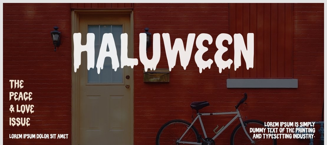 Haluween Font